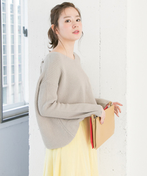 URBAN RESEARCH | UR BACKねじり片畦ニット(ニット/セーター)