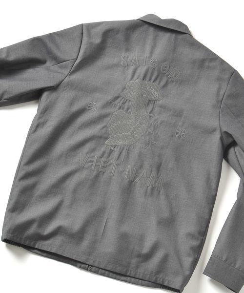 SHIPS JET BLUE(シップスジェットブルー)の「SHIPS JET BLUE: T/R ベトジャン(その他アウター・メンズ・グレー/ブラック・MEDIUM/SMALL/LARGE)」の17枚目の写真