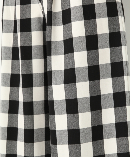 A part by（アパートバイ）の「ギンガムワイドパンツ　747292（その他パンツ・レディース・ブラック/グリーン・MEDIUM/LARGE）」の12枚目の写真