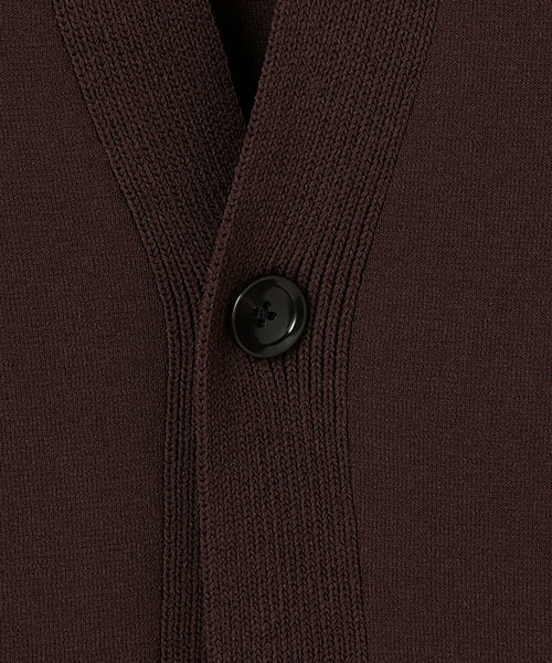 ESTNATION（エストネーション）の「ESTNATION ミラノリブレーヨンカーディガン（カーディガン/ボレロ・メンズ・ブラウン/ネイビー・SMALL/MEDIUM/LARGE）」の13枚目の写真