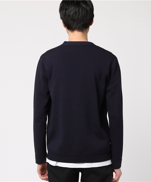 ESTNATION（エストネーション）の「ESTNATION ミラノリブレーヨンカーディガン（カーディガン/ボレロ・メンズ・ブラウン/ネイビー・SMALL/MEDIUM/LARGE）」の5枚目の写真