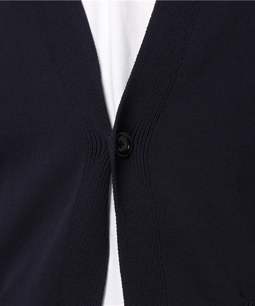 ESTNATION（エストネーション）の「ESTNATION ミラノリブレーヨンカーディガン（カーディガン/ボレロ・メンズ・ブラウン/ネイビー・SMALL/MEDIUM/LARGE）」の7枚目の写真