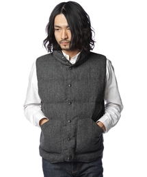 MONITALY KLUANE ヘリンボーン ツイード ダウンベスト グレー L 1832969_18_D_215.jpg