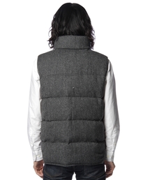 MONITALY KLUANE ヘリンボーン ツイード ダウンベスト グレー L 1832969_18_D_215.jpg
