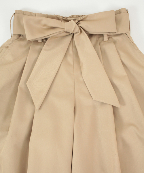 titivate（ティティベイト）の「フロントタックワイドフレアパンツ（その他パンツ・レディース・ネイビー/イエロー/オレンジ/ライトベージュ/ブルー・L/M/S）」の7枚目の写真