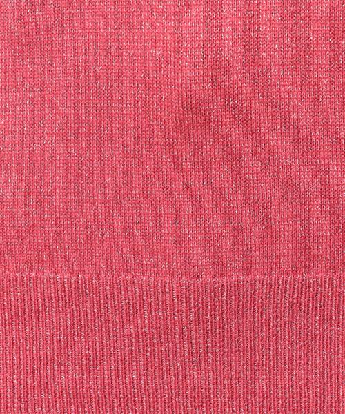 green label relaxing（グリーンレーベルリラクシング）の「◆CF W/RY/N ラメ ラグラン Vネック ニット ◆（ニット/セーター・レディース・グレー/オフホワイト/ピンク・40/38/42/36）」の17枚目の写真