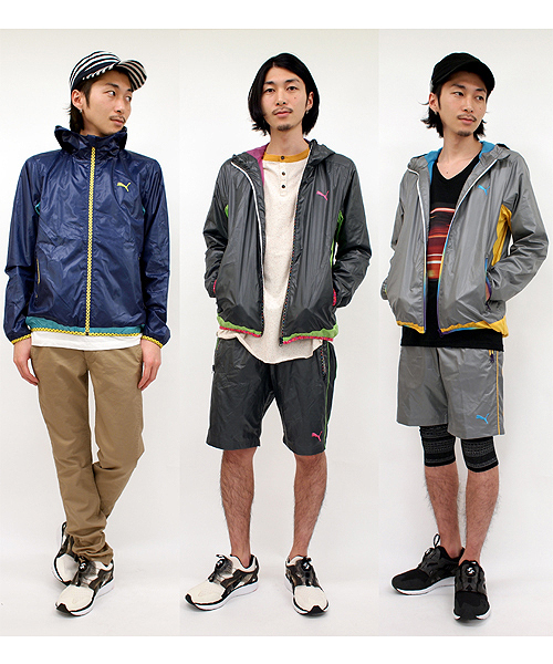 BEAMS（ビームス）の「PUMA×BEAMS / 別注 柄ファスナーウインド