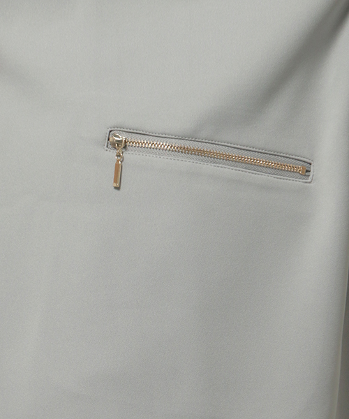 VENCEEXCHANGE（ヴァンスエクスチェンジ）の「カットBノーカラーコート（その他アウター・レディース・ブラック/グレー/ピンク系その他/レッド・MEDIUM）」の9枚目の写真