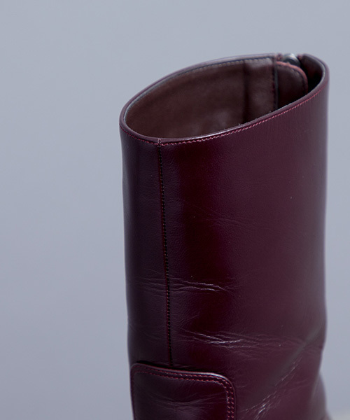 STUDIOUS（ステュディオス）の「ミッドカーフブーツ（ブーツ・レディース・ブラック/バーガンディー・SMALL/MEDIUM）」の9枚目の写真