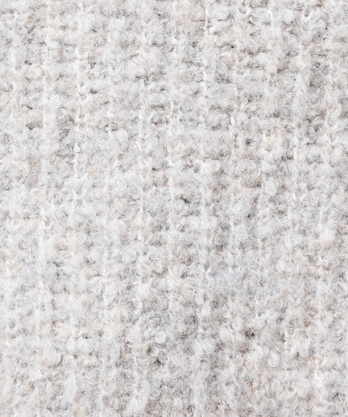 natural couture（ナチュラルクチュール）の「ブークレざっくり畦ニット（ニット/セーター・レディース・グレー/ピンク/グリーン/アイボリー・FREE）」の10枚目の写真