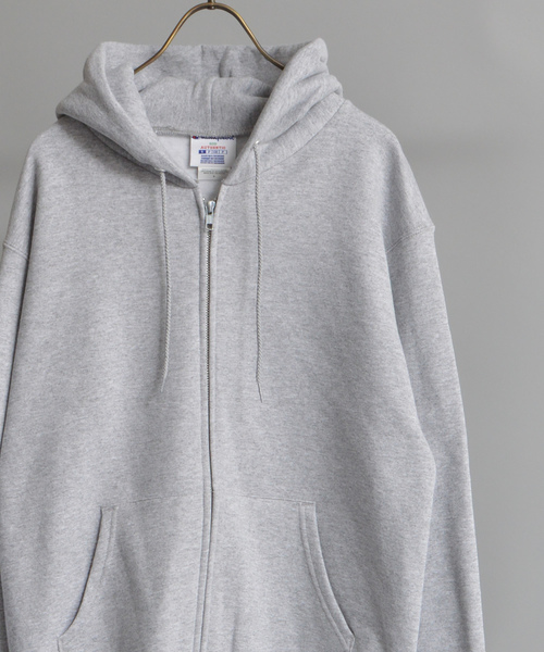 Champion(チャンピオン)の「【champion】 チャンピオン ライト裏起毛 ジップパーカー(パーカー・メンズ・ブラック/グレー/チャコール/ネイビー/シルバーグレー/マルーン・L/M/XL/S/XXL)」の11枚目の写真