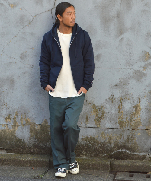 Champion(チャンピオン)の「【champion】 チャンピオン ライト裏起毛 ジップパーカー(パーカー・メンズ・ブラック/グレー/チャコール/ネイビー/シルバーグレー/マルーン・L/M/XL/S/XXL)」の17枚目の写真