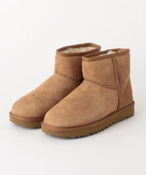 UGG（アグ）の「＜UGG（アグ）＞クラシックミニ ムートンブーツ 2 ◆（ブーツ・レディース・オリーブ/グレー/ブラック/ネイビー/ブラウン/ダークブラウン・7/5/6/8）」の15枚目の写真