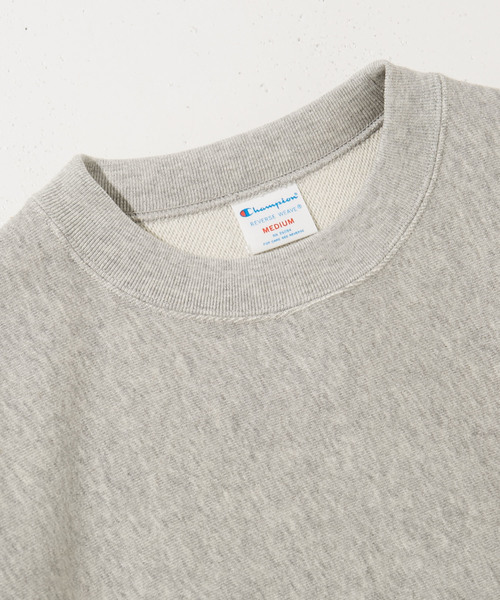 Champion（チャンピオン）の「Champion チャンピオン 別注 / リバースウィーブ スウェット C8-M011（スウェット・メンズ・オフホワイト/グレー/ブラック/ダークネイビー・S/M/L）」の7枚目の写真