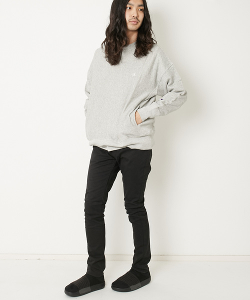 Champion（チャンピオン）の「Champion チャンピオン 別注 / リバースウィーブ スウェット C8-M011（スウェット・メンズ・オフホワイト/グレー/ブラック/ダークネイビー・S/M/L）」の17枚目の写真