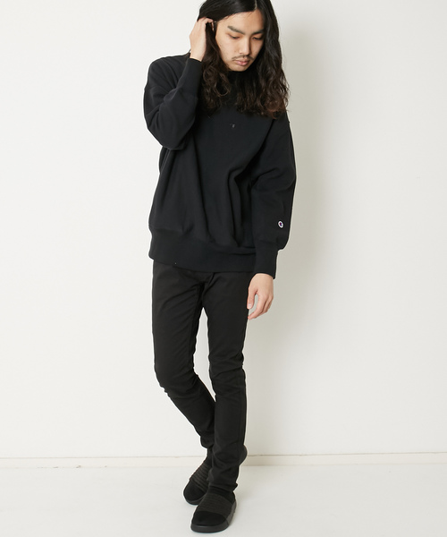 Champion（チャンピオン）の「Champion チャンピオン 別注 / リバースウィーブ スウェット C8-M011（スウェット・メンズ・オフホワイト/グレー/ブラック/ダークネイビー・S/M/L）」の15枚目の写真