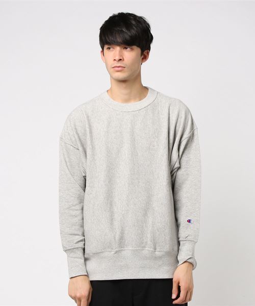 Champion（チャンピオン）の「Champion チャンピオン 別注 / リバースウィーブ スウェット C8-M011（スウェット・メンズ・オフホワイト/グレー/ブラック/ダークネイビー・S/M/L）」の5枚目の写真