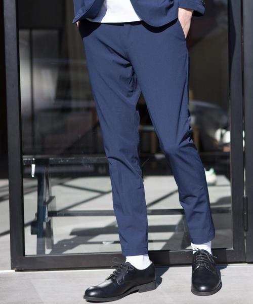 coen（コーエン）の「(セットアップ企画)ナイロンPUテーパードパンツ（その他パンツ・メンズ・オリーブ/ネイビー/ブラック・MEDIUM/X-LARGE/LARGE/SMALL）」の3枚目の写真