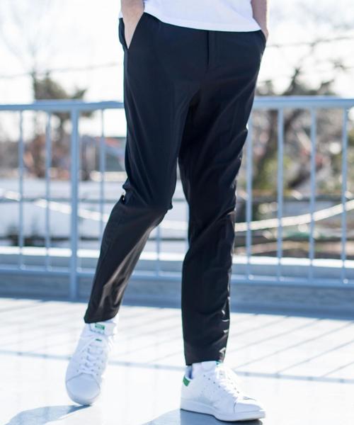 coen（コーエン）の「(セットアップ企画)ナイロンPUテーパードパンツ（その他パンツ・メンズ・オリーブ/ネイビー/ブラック・MEDIUM/X-LARGE/LARGE/SMALL）」の2枚目の写真