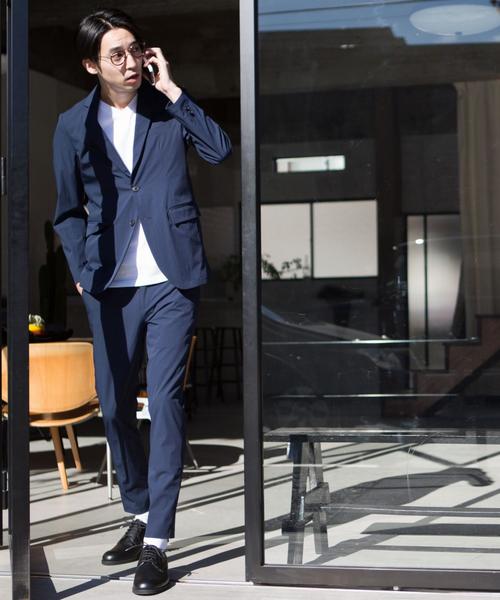 coen（コーエン）の「(セットアップ企画)ナイロンPUテーパードパンツ（その他パンツ・メンズ・オリーブ/ネイビー/ブラック・MEDIUM/X-LARGE/LARGE/SMALL）」の4枚目の写真