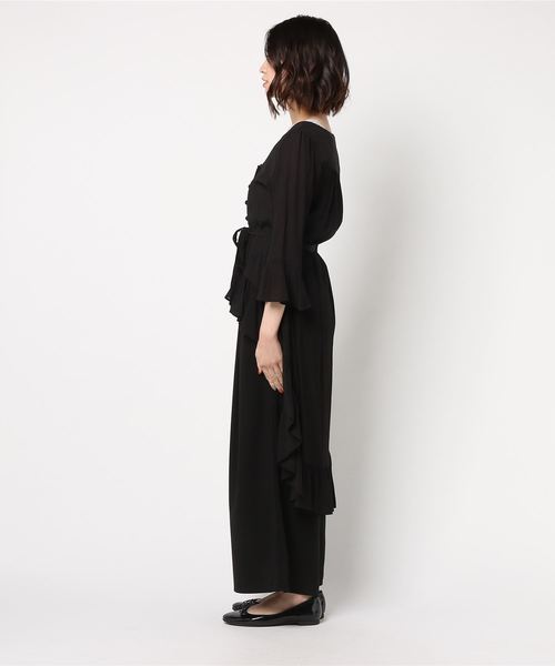 axes femme（アクシーズファム）の「ベルト付イレヘムカーデ（カーディガン/ボレロ・レディース・ブラック/グレー/イエロー・MEDIUM）」の7枚目の写真