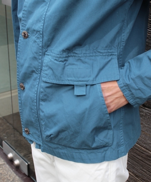 JOURNAL STANDARD（ジャーナルスタンダード）の「ハイミクロピーチフードブルゾン_#（ブルゾン・メンズ・グリーン/ブルー/ゴールド/ターコイズブルー/オレンジ・LARGE/MEDIUM）」の8枚目の写真