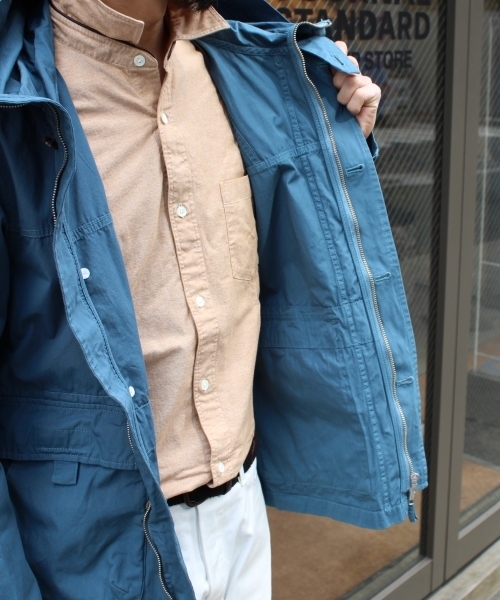 JOURNAL STANDARD（ジャーナルスタンダード）の「ハイミクロピーチフードブルゾン_#（ブルゾン・メンズ・グリーン/ブルー/ゴールド/ターコイズブルー/オレンジ・LARGE/MEDIUM）」の11枚目の写真