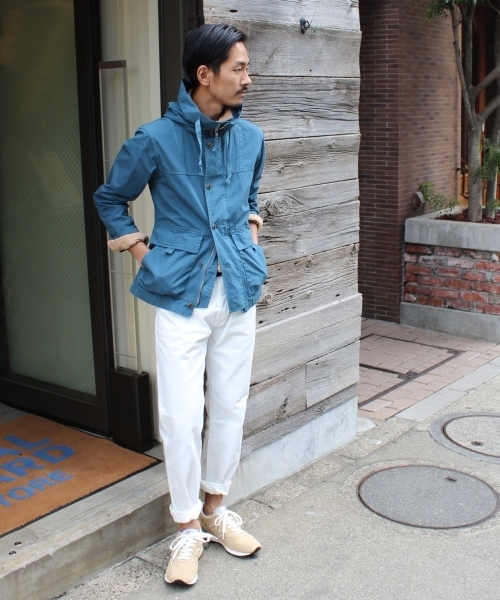 JOURNAL STANDARD（ジャーナルスタンダード）の「ハイミクロピーチフードブルゾン_#（ブルゾン・メンズ・グリーン/ブルー/ゴールド/ターコイズブルー/オレンジ・LARGE/MEDIUM）」の14枚目の写真