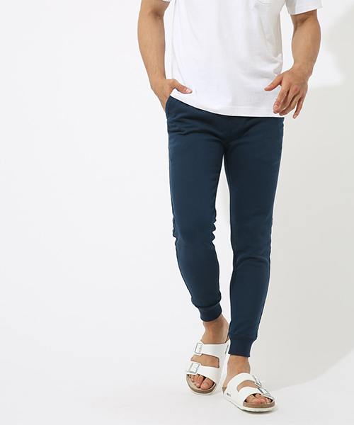 AZUL by moussy（アズールバイマウジー）の「カットライクドビー裾リブパンツ（その他パンツ・メンズ・ネイビー/ブラック/トップグレー・MEDIUM/X-LARGE/X-SMALL/LARGE/SMALL）」の3枚目の写真