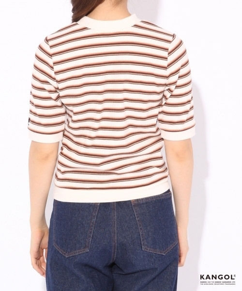 Heather(ヘザー)の「KANGOLハイショクマルチボーダー 808996(Tシャツ/カットソー・レディース・ホワイト系その他/グリーン系その他/ブルー系その他・SMALL/MEDIUM)」の8枚目の写真