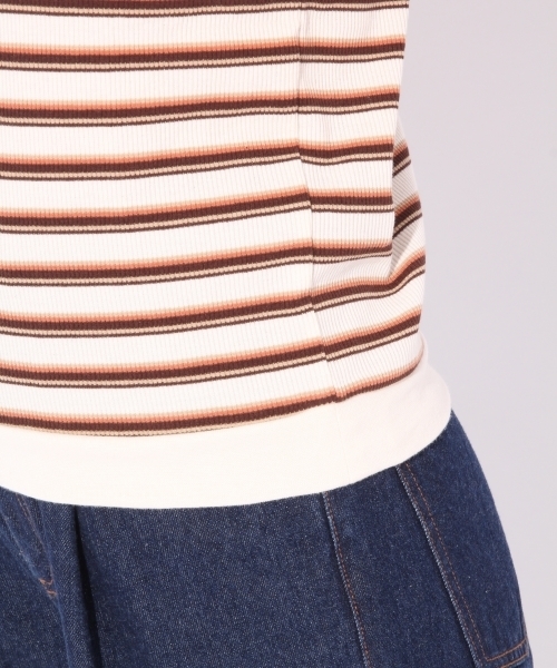 Heather(ヘザー)の「KANGOLハイショクマルチボーダー 808996(Tシャツ/カットソー・レディース・ホワイト系その他/グリーン系その他/ブルー系その他・SMALL/MEDIUM)」の11枚目の写真