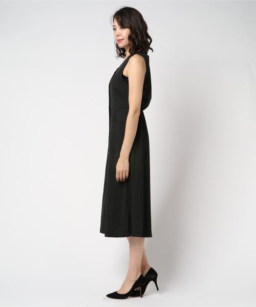 archives（アルシーヴ）の「前開きワンピース（ワンピース・レディース・ホワイト系その他/ホワイト×ブラック/ブラック/ブラウン・MEDIUM）」の5枚目の写真