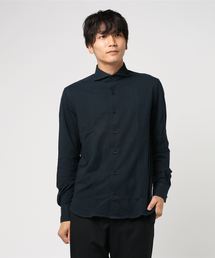 GUY ROVER　ワイドカラー鹿の子シャツ