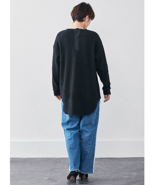 MEDE19F（メデジュウキュウ）の「ＭＥＤＥ１９Ｆ　ロングテールサーマルカットソー（Tシャツ/カットソー・レディース・ホワイト/ブラック・MEDIUM/LARGE/X-LARGE）」の11枚目の写真