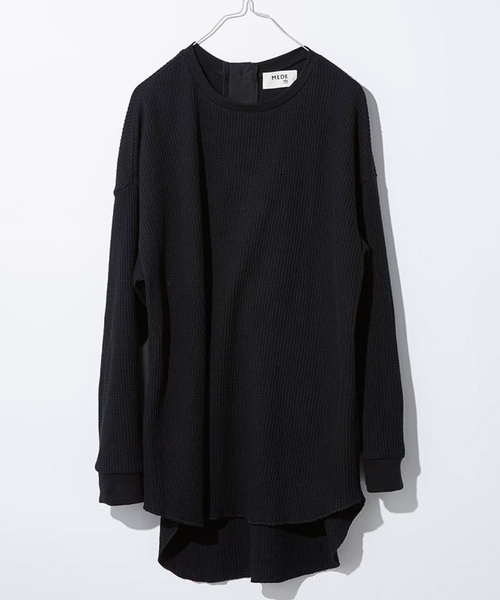 MEDE19F（メデジュウキュウ）の「ＭＥＤＥ１９Ｆ　ロングテールサーマルカットソー（Tシャツ/カットソー・レディース・ホワイト/ブラック・MEDIUM/LARGE/X-LARGE）」の4枚目の写真