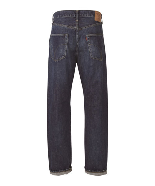 HYSTERIC GLAMOUR（ヒステリックグラマー）の「USED加工デニム ストレートパンツ（デニムパンツ・メンズ・インディゴブルー・28inch/29inch/32inch/30inch/31inch/34inch）」の2枚目の写真