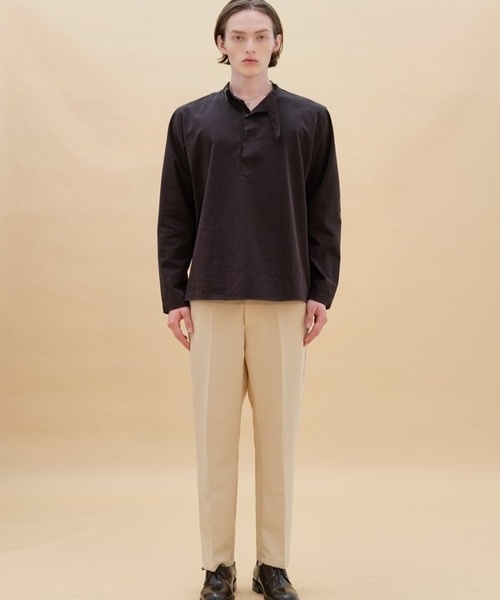 TRIP LE SENS(トリップ ル センス)の「【TRIP LE SENS】ハイ ベルト テーパード スラックス(スラックス・メンズ・ブラック/ベージュ/カーキ・SMALL/MEDIUM/LARGE)」の7枚目の写真