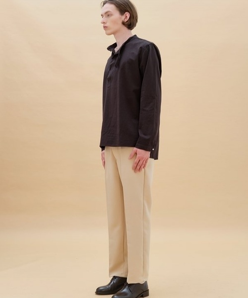 TRIP LE SENS(トリップ ル センス)の「【TRIP LE SENS】ハイ ベルト テーパード スラックス(スラックス・メンズ・ブラック/ベージュ/カーキ・SMALL/MEDIUM/LARGE)」の6枚目の写真