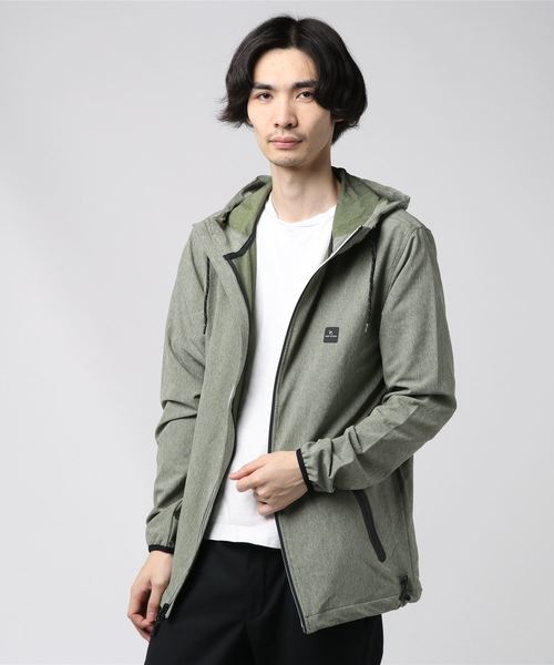 rip curl(リップカール)の「ジャケット(ナイロンジャケット・メンズ・ブラック/グリーン・MEDIUM/LARGE)」の2枚目の写真