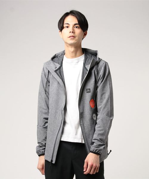 rip curl(リップカール)の「ジャケット(ナイロンジャケット・メンズ・ブラック/グリーン・MEDIUM/LARGE)」の1枚目の写真