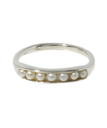 e.m. | シルバー淡水パールピンキーリング(リング)
