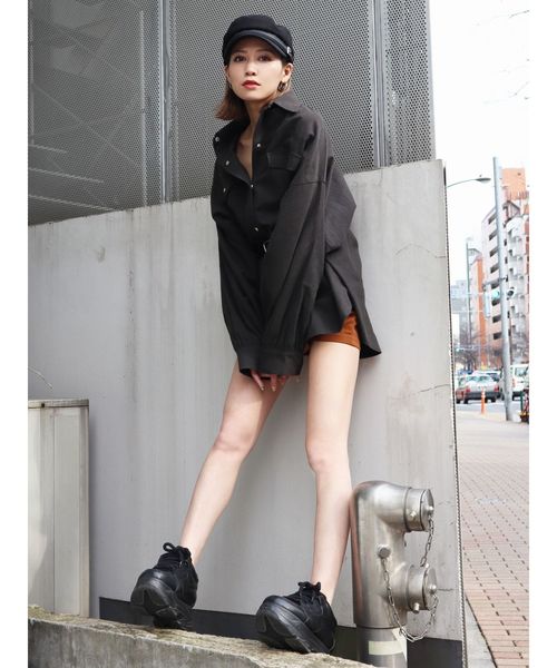 EMODA（エモダ）の「ボーイズスプリングフランネルシャツ（シャツ/ブラウス・レディース・ブラック/その他/その他1/その他2・FREE）」の10枚目の写真