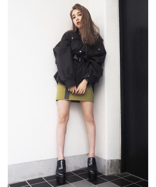 未使用品 エモダ EMODA ボーイズ スプリング フランネルシャツ オーバーサイズ チェック 長袖 グレー アイボリー F トップス 190315MS EMODA - エモダ ボーイズスプリングフランネルシャツの通販 by あさみ