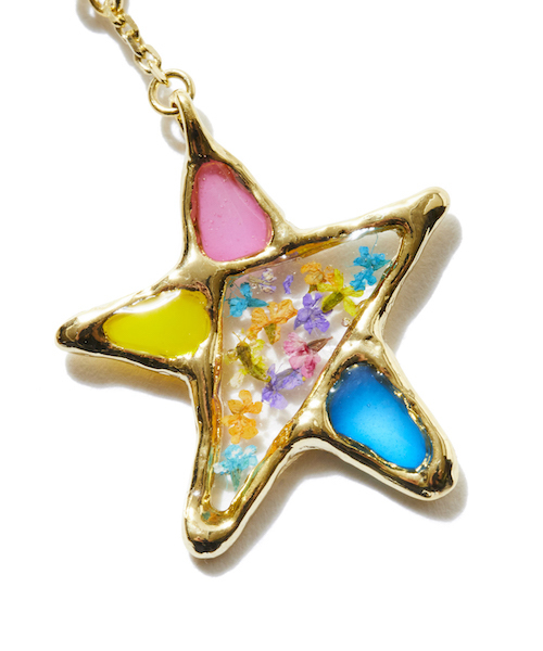 rehacer（レアセル）の「rehacer : Stained glass Star Earrings Made in Japan / ステンドグラス スターイヤリング メイドインジャパン（イヤリング・レディース・シルバー/ゴールド・FREE）」の8枚目の写真