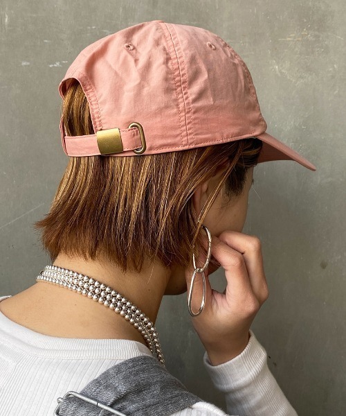 DANTON（ダントン）の「[DANTON/ダントン] ナイロンタフタキャップ（キャップ・レディース・レッド/マスタード/ベージュ/ネイビー/ブラック/グリーン/ダークグレー/ピンク・F）」の15枚目の写真