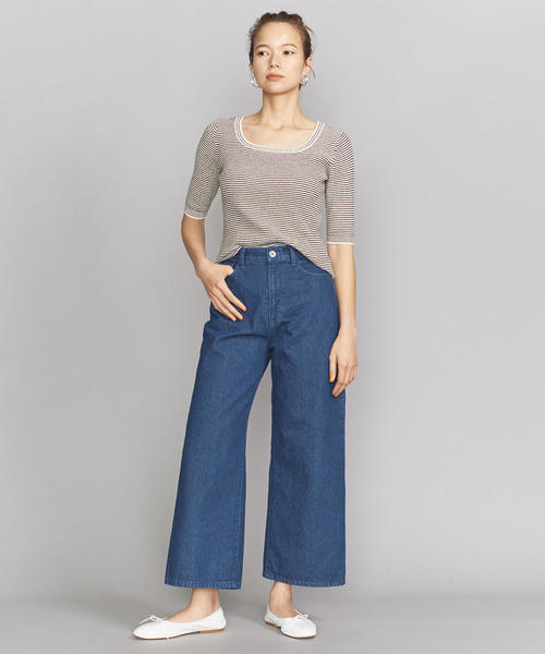 【新品】BEAUTY&YOUTH ユナイテッドアローズ　ワイドカーブデニムパンツ BEAUTY&YOUTH UNITED ARROWS（ビューティーアンドユース