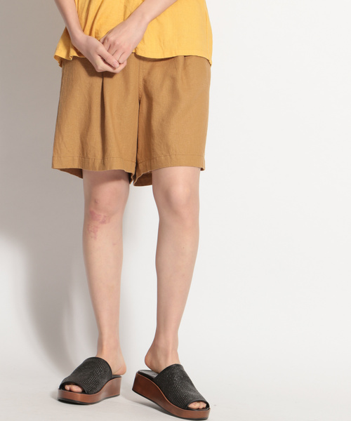 niko and...(ニコアンド)の「ヨーロピアンリネンRショートパンツ(その他パンツ・レディース・ネイビー/ブラウン/カーキ/キャメル・MEDIUM/LARGE)」の17枚目の写真
