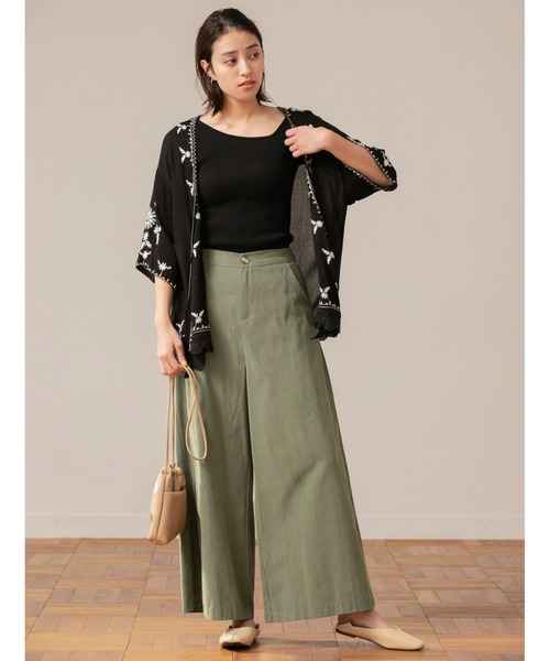 ARTS &SCIENCE 五分袖ニットセーター fifth（フィフス）の「イレギュラーネック5分袖ニット（ニット