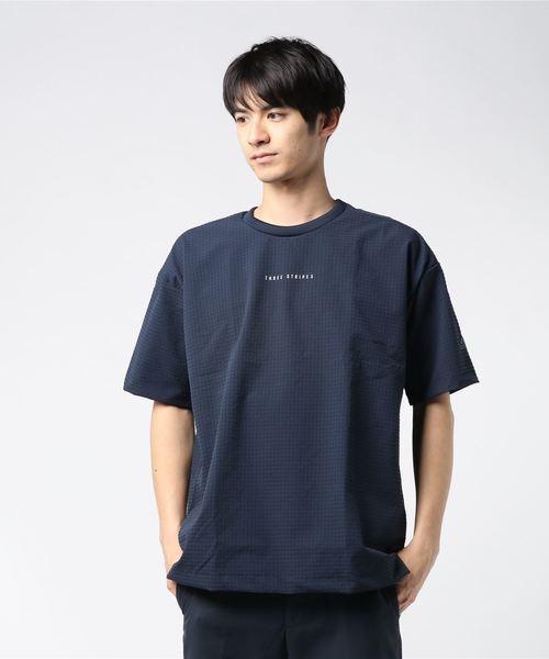 adidas ネイビー サッカーtee adidas（アディダス）の「アディダス M S2S ストレッチシア