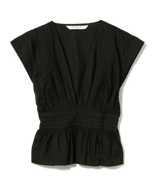 Ray BEAMS（レイビームス）の「Ray BEAMS / ピンタック ペプラム ブラウス（シャツ/ブラウス・レディース・ホワイト/ブラック/ダークブラウン・ONE SIZE）」の11枚目の写真